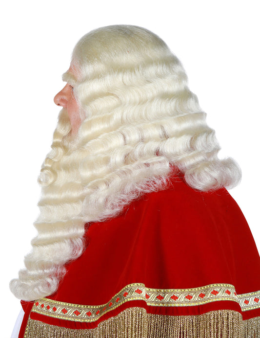 Profesionalna perika i brada Svetog Nikole od jakove dlake