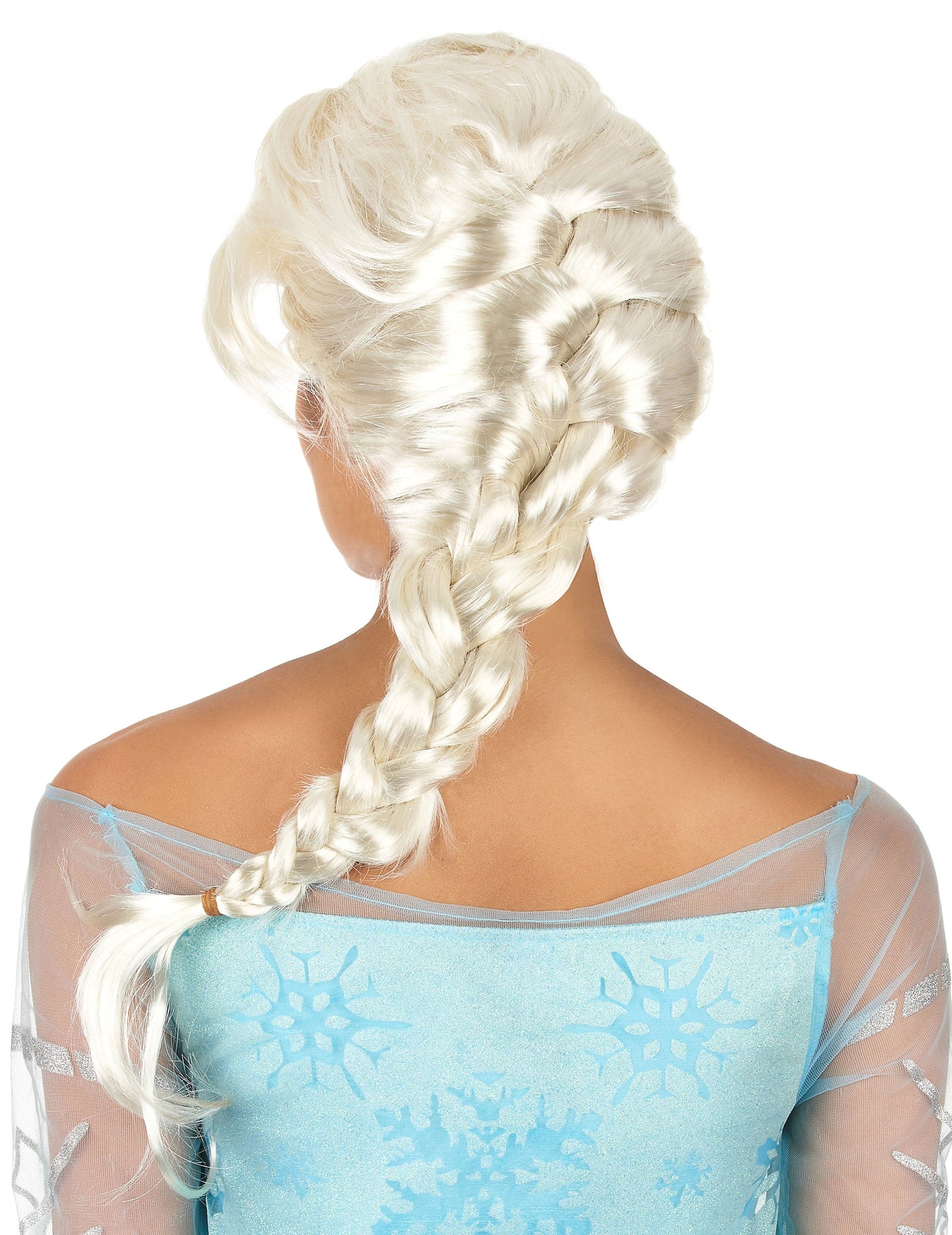 Perruque femme blonde avec tresse