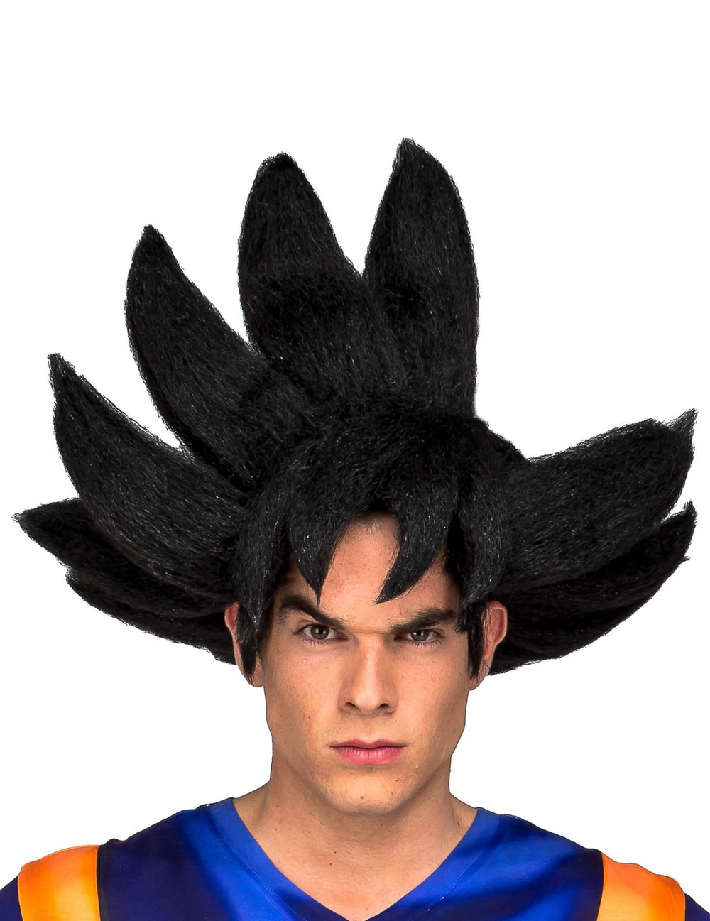 Crna perika Goku Dragon Ball™ s bodljama za odrasli