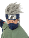 Perruque Kakashi Hatake Naruto™ pour adulte grise et hérissée