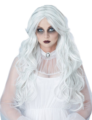 Duga bijela dama perika žena