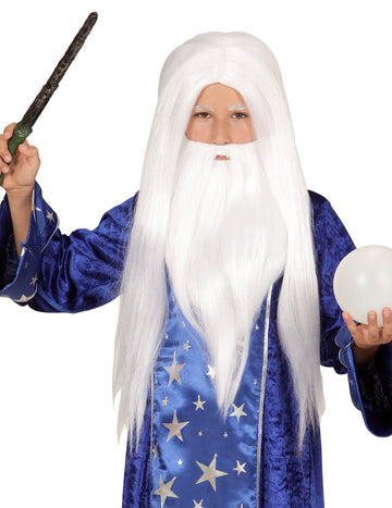 Mađioničar s bradom s djetetom