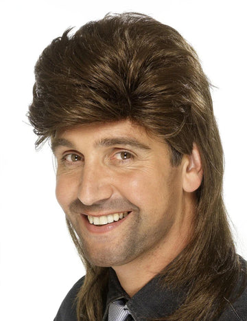 Muška smeđa mazga perika