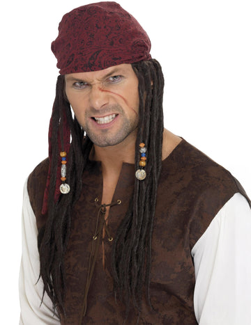 Dreadlocks Man Pirate perika