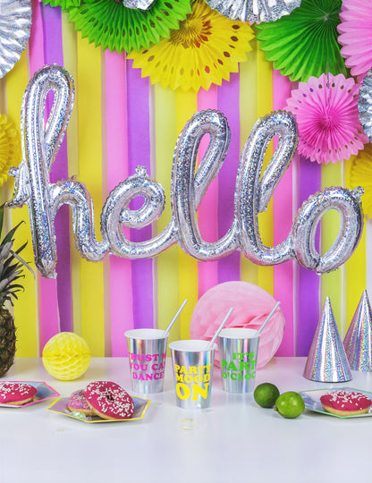 Mala žuta kugla od saća papira 10 cm za vješanje 