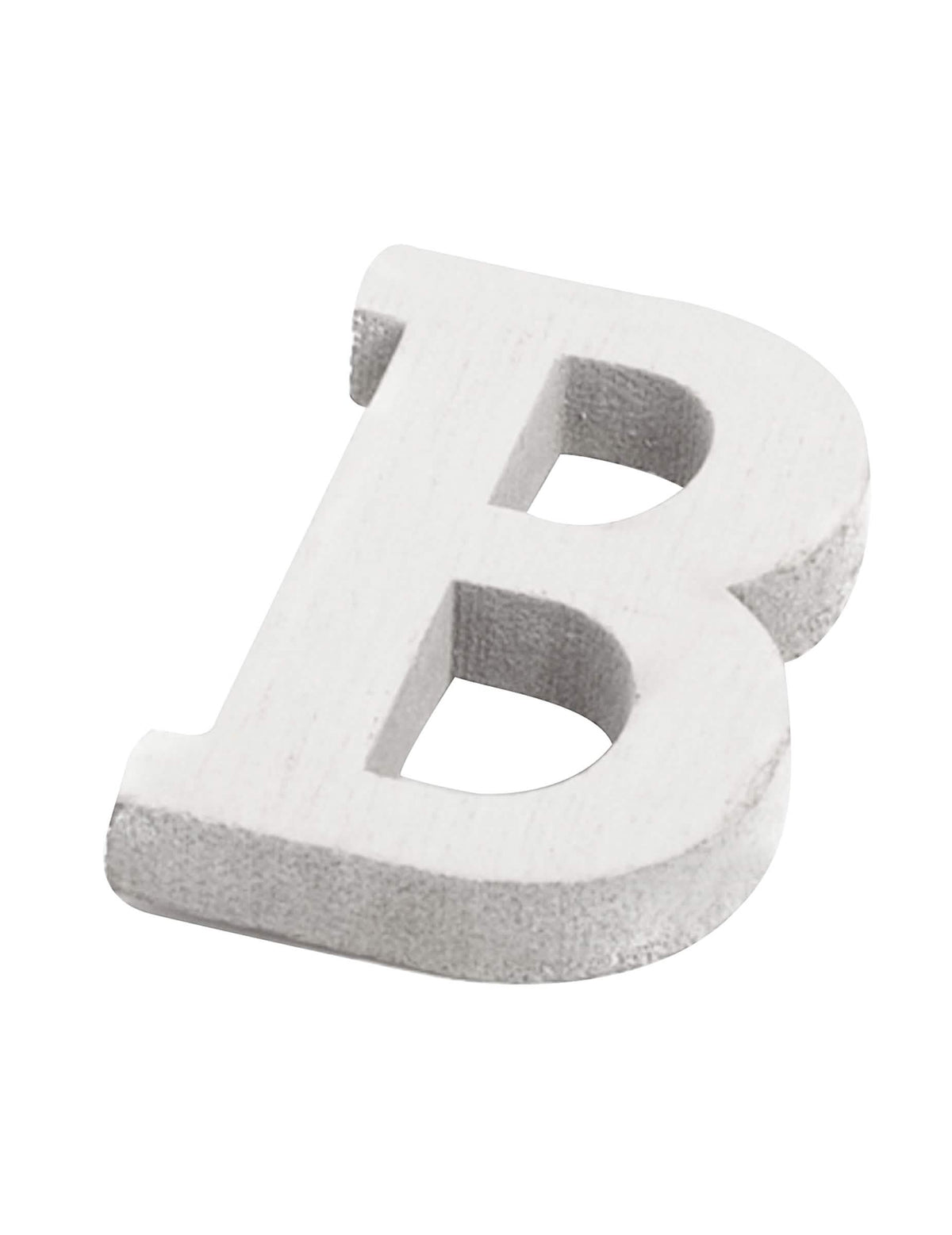 Mala drvena slova b za bijelu dekoraciju vjenčanja