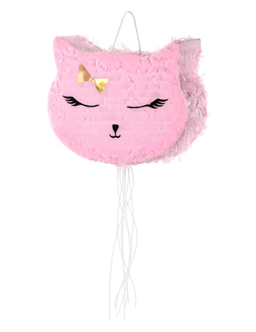 Ružičasti chat piñata 37 x 27 cm