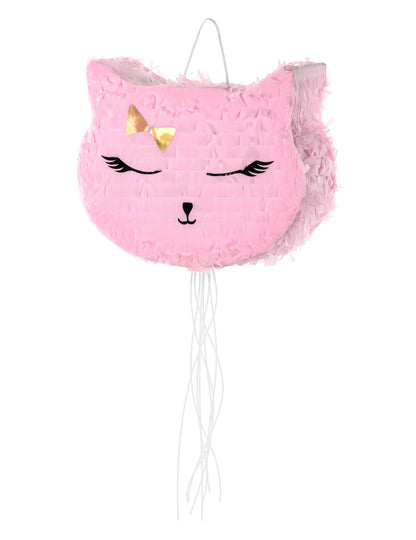 Ružičasti chat piñata 37 x 27 cm