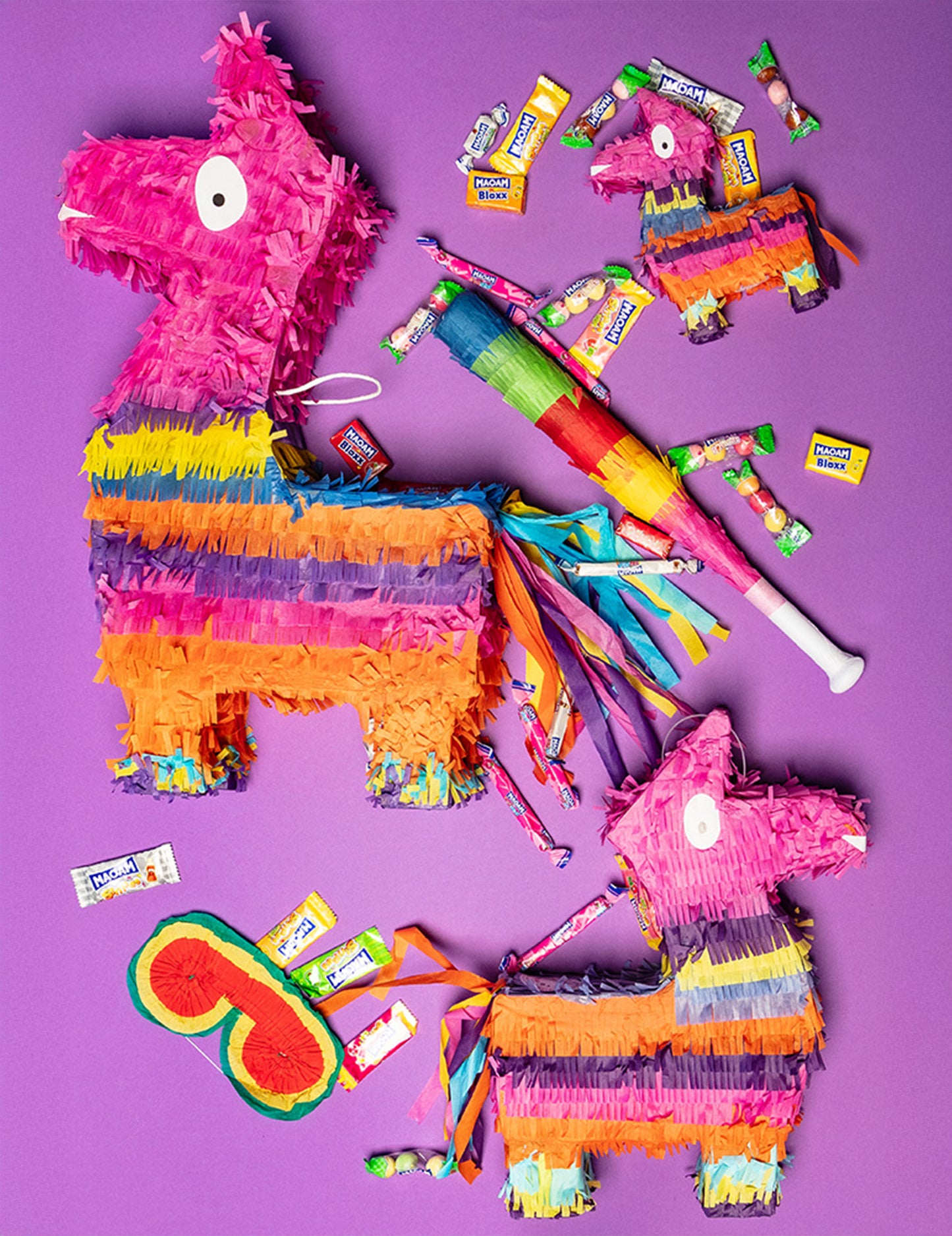 Piñata lama višebojan 58 x 35 cm