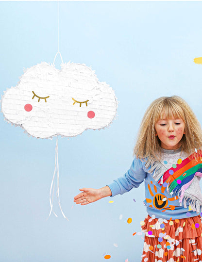 Pinjata Bijeli oblak s koncem, 50 x 32 cm