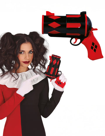 Crveni i crni Harlequin pištolj