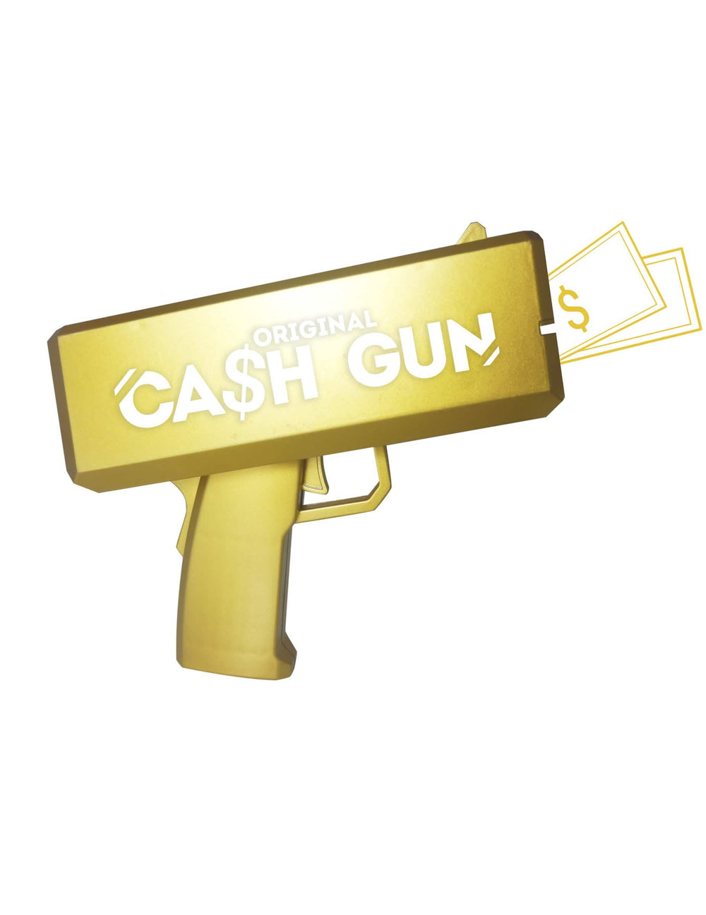 Pištolj za raspršivanje novca Cash Gun za odrasli zlatna