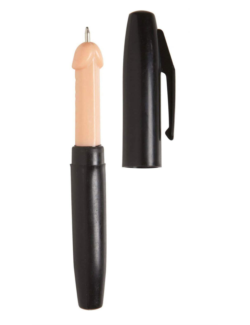 Olovka penis za odrasli crna i boja kože