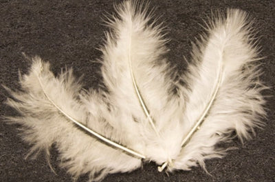 Plumes de décoration pour mariage ivoire