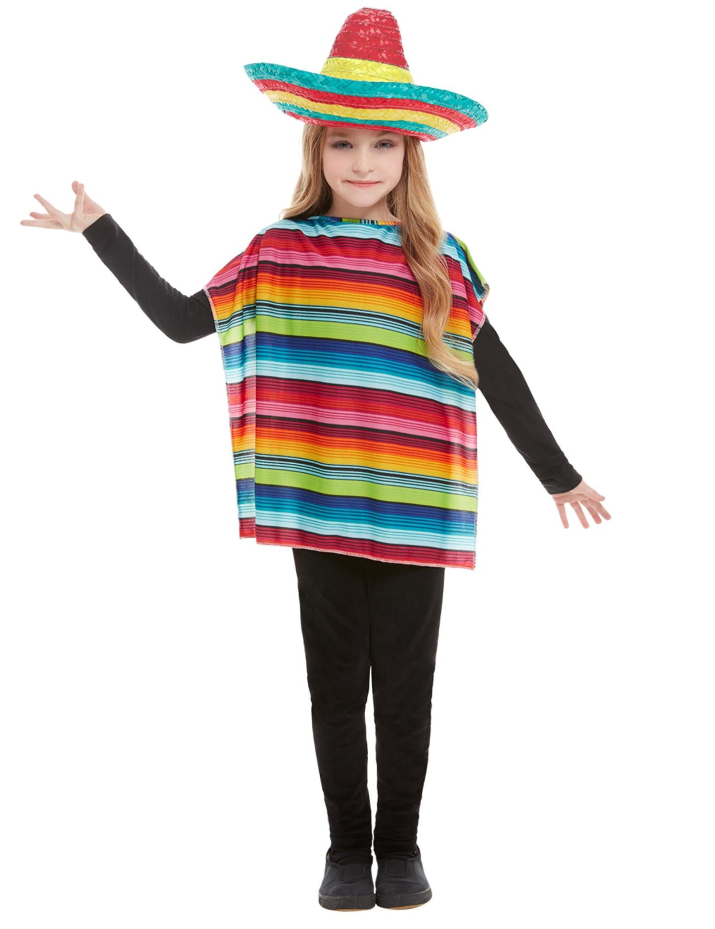 Meksički dječji pončo i sombrero