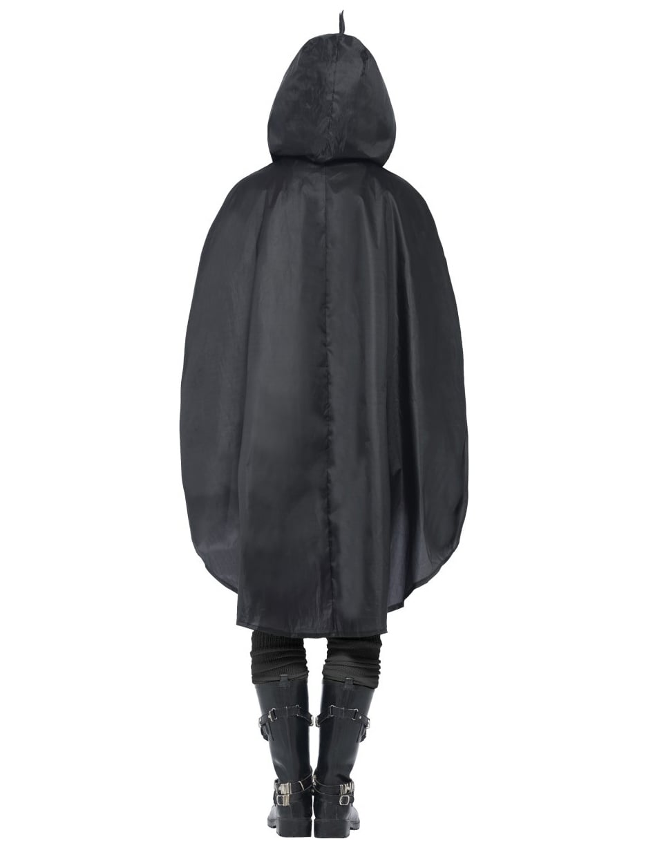 Vue de dos du poncho pingouin pour adulte