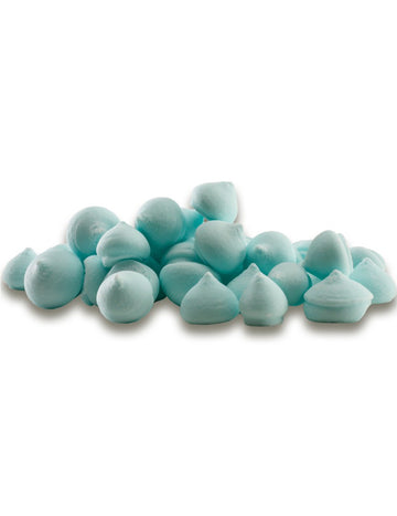 Staklenka malih pastelno plavih šećernih meringuesa 90 g