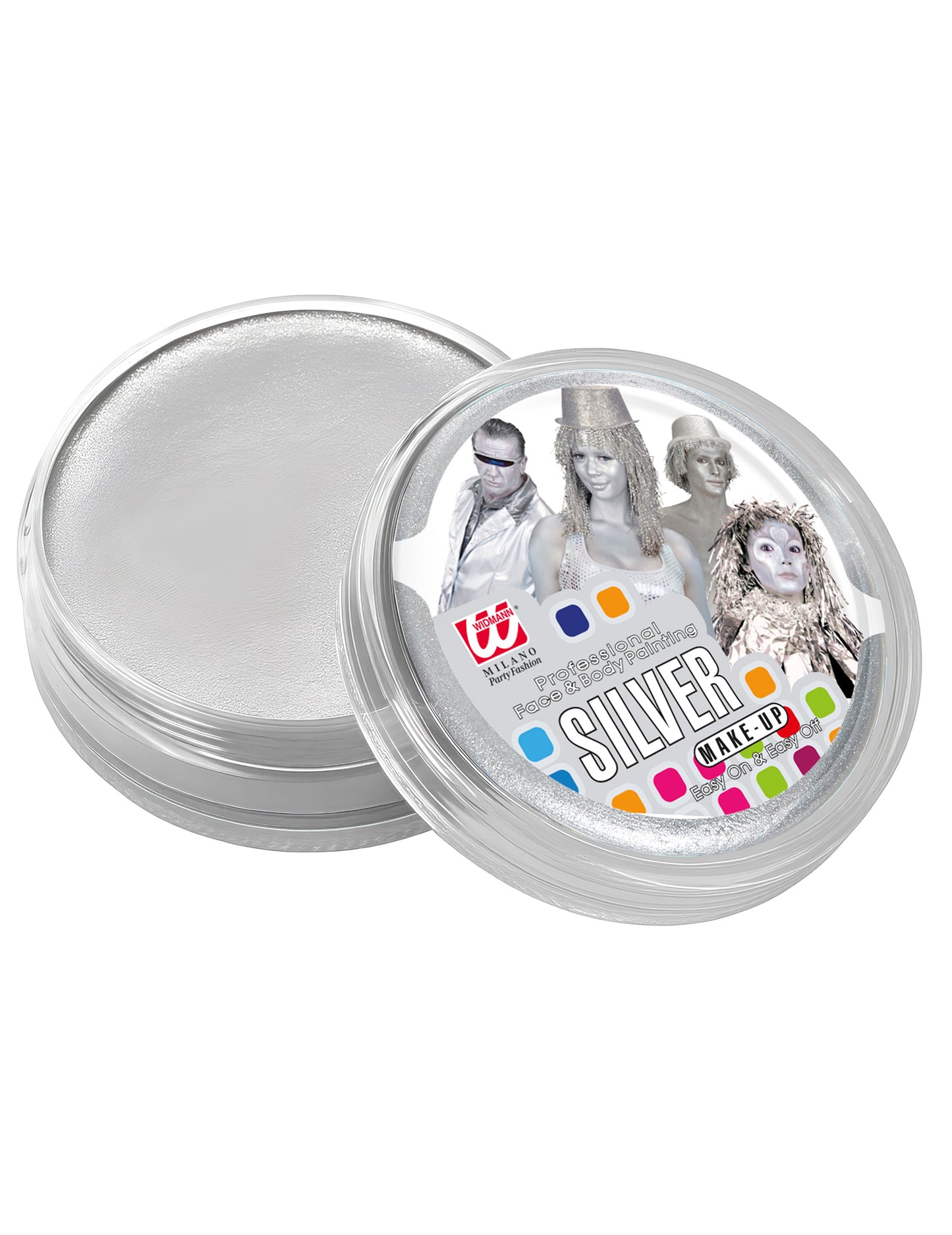 Profesionalna srebrna posuda za šminku 25g