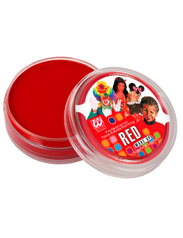 Profesionalna crvena posuda za šminku na bazi vode 25g