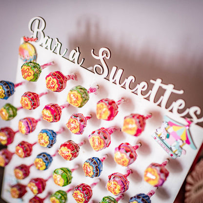 Drvena vitrina za lizalice 40 x 30 cm