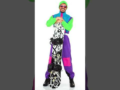 Kostim za odrasle fluorescentne snowboardera