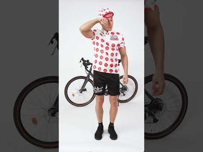 SAUCIFLEX muški bijeli i crveni kostim za biciklizam