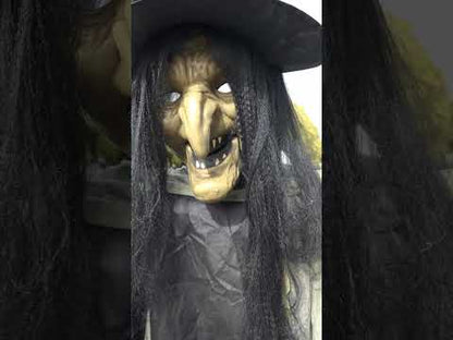 Animirani dekoracija divovska vještica xxl 300 cm