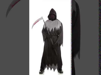 Odrasli crno -bijeli kostim žetelica