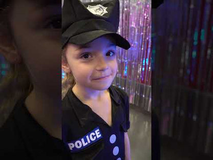 Policijska kostim crna haljina djevojka