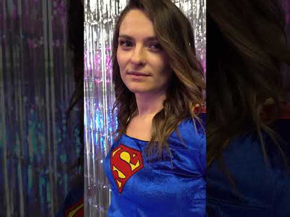 Seksi supergirl žena kostim