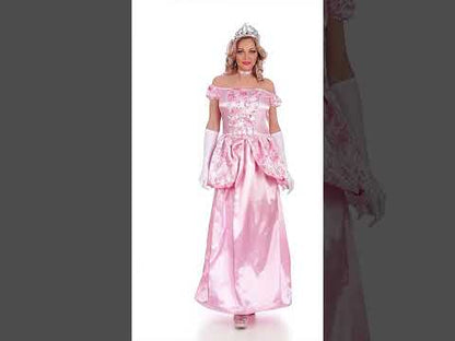 Pasle ružičasta princeza prerušena žena