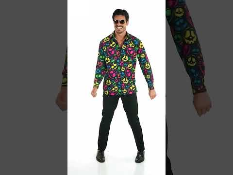 Chemise fantômes fluo pour homme