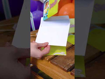 8 Pozivnice s Scooby-Doo omotnicom 10x16cm