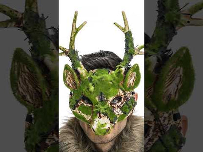 Maska polu-jelena s efektom pjene