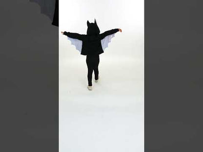 Crna i ljubičasta dječja jakna