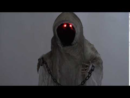 Viseći ukras Skeleton Noć vještica svjetlosnog lanca 100 cm