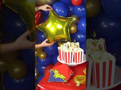 Zlatna zvijezda aluminijska kugla 45 cm