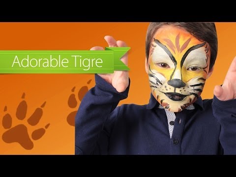 Déguisement tigre avec queue enfant