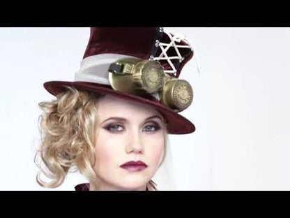 Bordeaux ženska kostim Steampunk