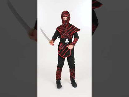 Red Fauve Boy Ninja kostim