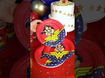 8 kartonske ploče Wonder Woman 23 cm