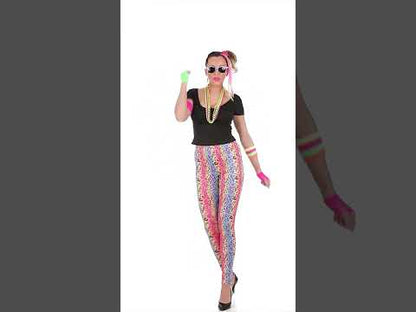 80 -ih prerušena tiskana višebojna panter žena