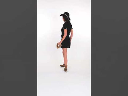 Krava djevojka kostim žena crna haljina