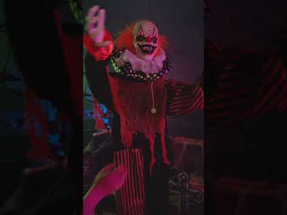 Animirani zli klaun pješice - 166 cm