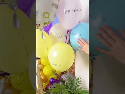 10 Ballons latex Friends™ 25x32cm