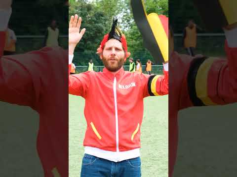 Perruque punk supporter Belgique adulte
