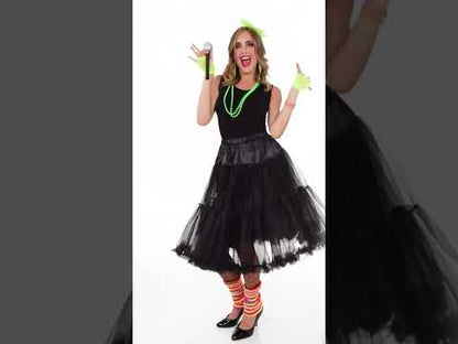 Crni til -petticoat 65 cm