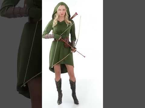 Robe gothique médiévale verte femme