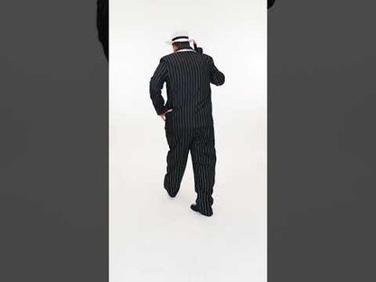 Prerušavanje crnog gangstera velike veličine