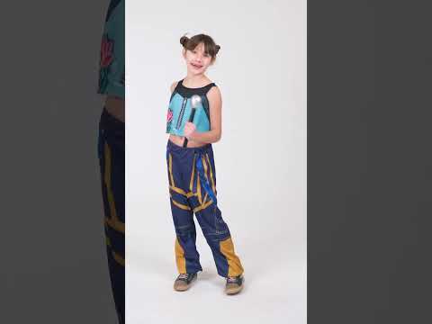Déguisement Chasseuse de démon Kpop en pantalon fille